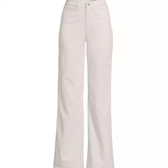 New Weekend Collection Boot Cut Women's White Corduroy Flare Leg Pants - Picture 3 of 6